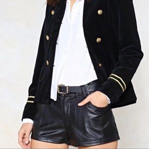 ✨NWT✨ Nasty Gal Faux Vegan Leather Shorts | XS